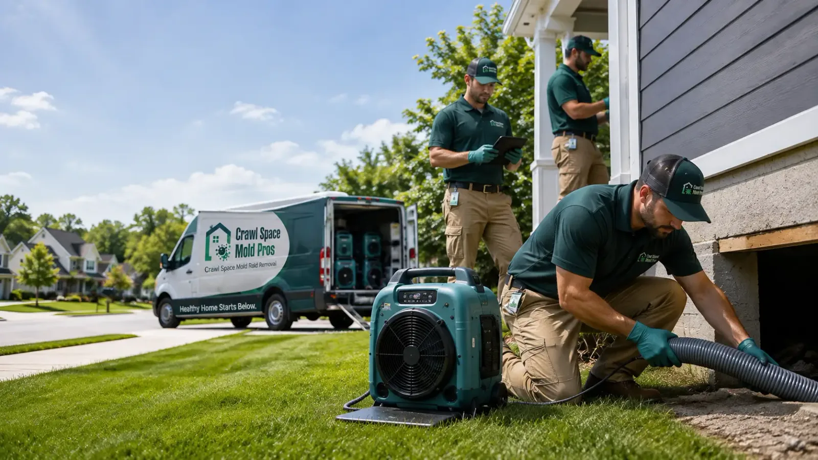 Crawl Space Mold Removal in Fruitport, MI